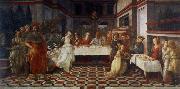 Fra Filippo Lippi scenes out of life Johannes of the Taufer the guest meal of the here ode Spain oil painting artist
